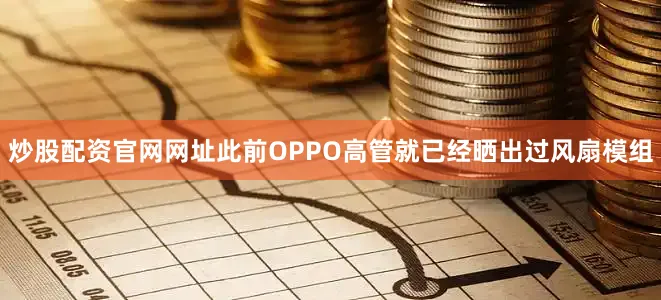 炒股配资官网网址此前OPPO高管就已经晒出过风扇模组